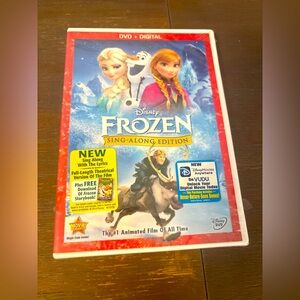 Sealed Frozen Sing-Along DVD + Digital Copy | Disney Musical Fun ❄️🎤